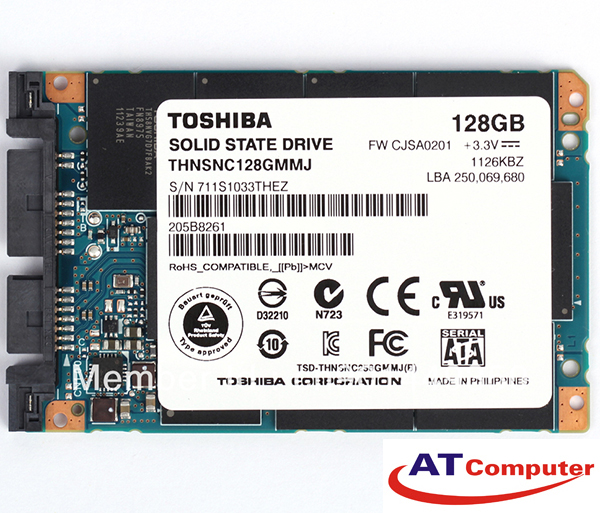 SSD TOSHIBA 128GB SATA Flash Solid State Drive 1.8