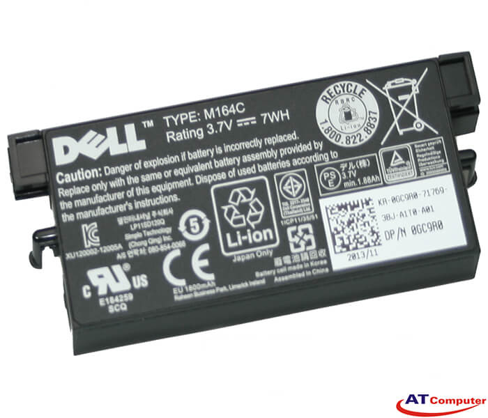 Dell 3.7V Battery for Dell Perc 5, Perc 6 controllers, Part: X8483, 0X8483
