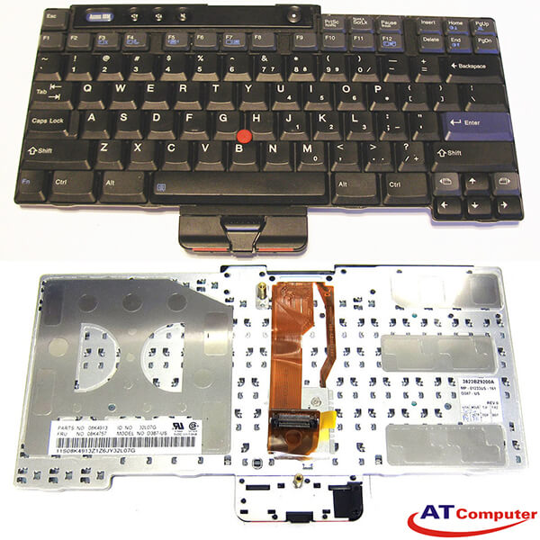 Bàn phím IBM ThinkPad R40, R40E. Part: 08K4729, 08K4785
