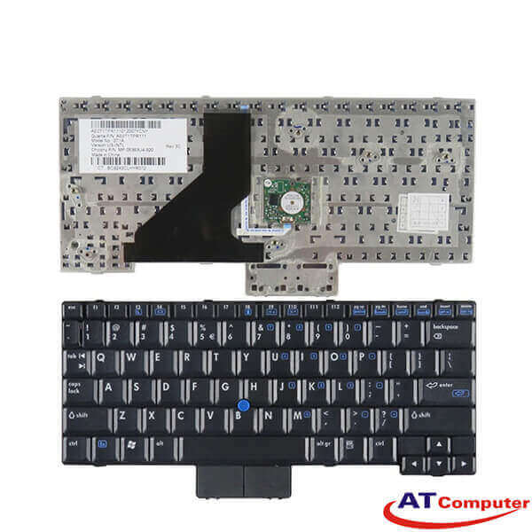 Bàn phím HP EliteBook 2540P. P/N: 598790-001, PK1309C2A00, MP-09B63US, PK1309C1A00