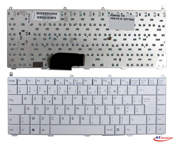 Bàn phím  Sony Vaio VGN-FE Series. Part: 147963021, KFRSBA019A, 147977821, 148024421