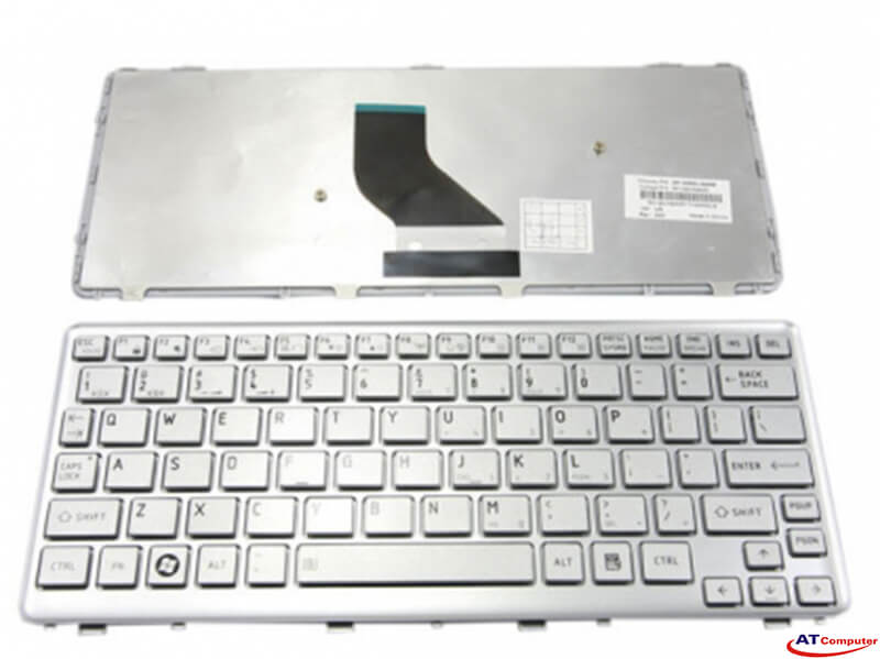 Bàn phím Toshiba NB200, NB202, NB205, NB300, BN500 Series. P/N: PK130BH2A00, K000072300, NSK-TK001, MP-09K53US6698