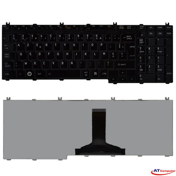 Bàn phím Toshiba Satellite L350, L355, L550, L555. Part: V000140510