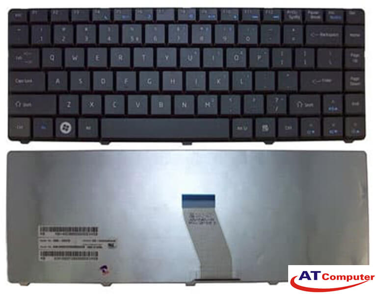 Bàn phím Gateway D725, D525 Series. Part: 9J.N1R812.B0U, NSK-GPB0U, AEZ06F00020, 9J.N1K82.B0F