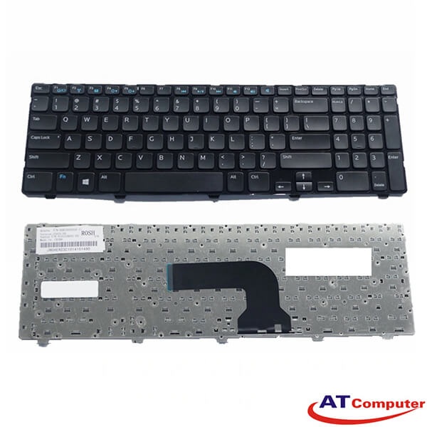 Bàn phím DELL Inspiron 15-3521, 15-3531, 15-3537, 15R-5521 Series. P/N: WVTGR, 0WVTGR, YH3FC, 0YH3FC, NSK-DY0SW, 9D97X, 09D97X