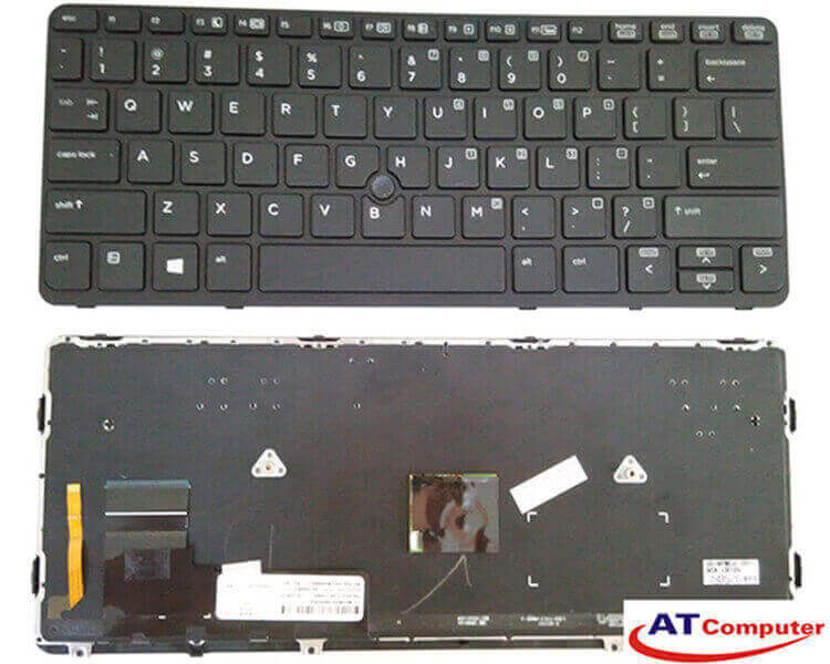 Bàn phím HP EliteBook 720, 820 G2. P/N: 730541-001, 735502-001, NSK-CR1BV, 6037B0086601, 9Z.N9WBV.101