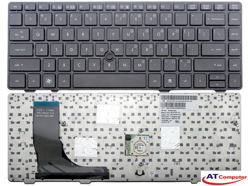 Bàn phím HP Probook 6360, 6360B, 6360T. P/N: 637045-001, 90.4KT07.I01, SG-45000-XUA