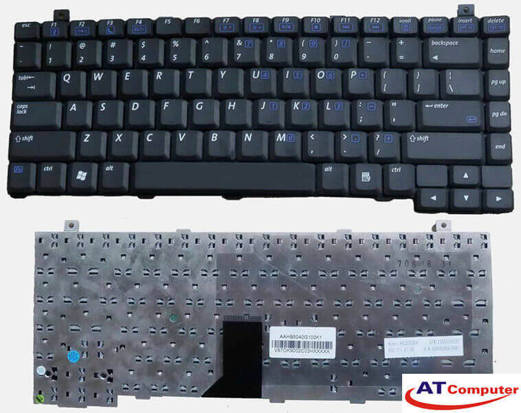 Bàn phím HP Compaq Presario B1000, B3800 Series. Part: 375936-001