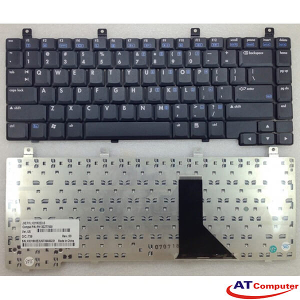 Bàn phím HP Presario C300, C500, R3000, V2000, V5000, M2000. Part: V031802as1us, Pk1300z0200, PK13ZIP0600, K031802A3, 407856-001, 367777-001, 394277-001, K031802A2US, K031802A1, PK13ZZ77300, PK13HR60500, PK13HR60800, 350787-001, 407856-001, PK1300Z0100,