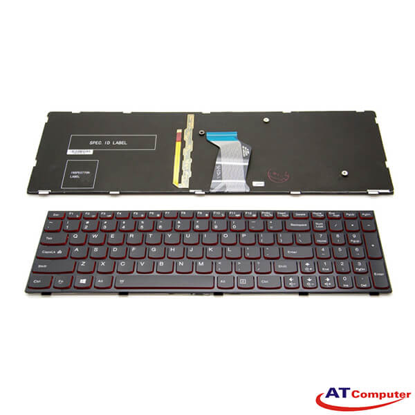 Bàn phím Lenovo Ideapad Y500, Y510, Y590. Part: PK130RR3A00, 9Z.N5SBC.401, 25205474, 25205517, 25205438