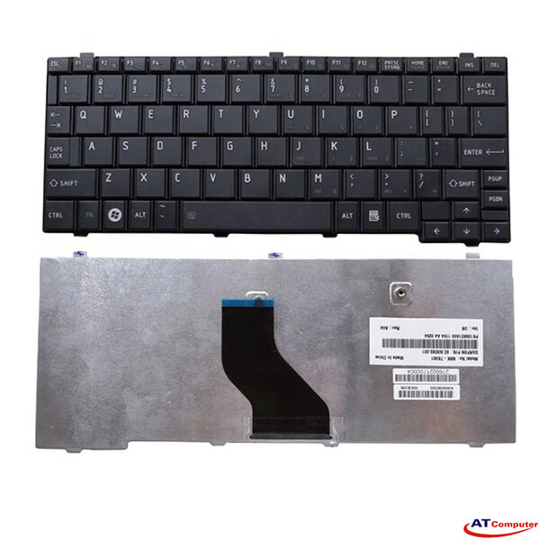 Bàn phím Toshiba Mini Notebook NB 200, NB 205, NB 300 Series. P/N: K000073050, NSK-TK001, 9Z.N3D82.001