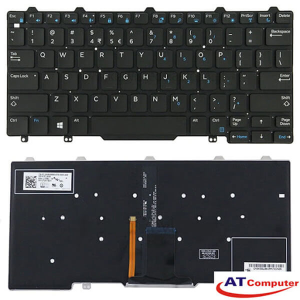 Bàn phím DELL Latitude 13-7000, 7350. Part: PK131DK2B00, 0XCD5M, DLM14P73USJ698