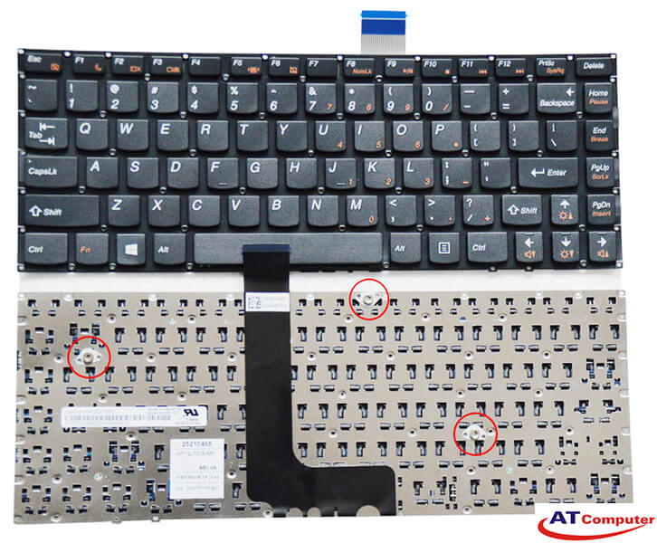 Bàn phím Lenovo B490S Series. Part: NSK-BC8SW, 9Z.N7GSW.801, 25210495