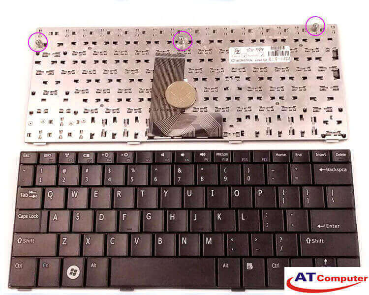 Bàn phím HP Inspiron Mini 1010. Part: 0F292M, V101102AK1, PK1306H4A27