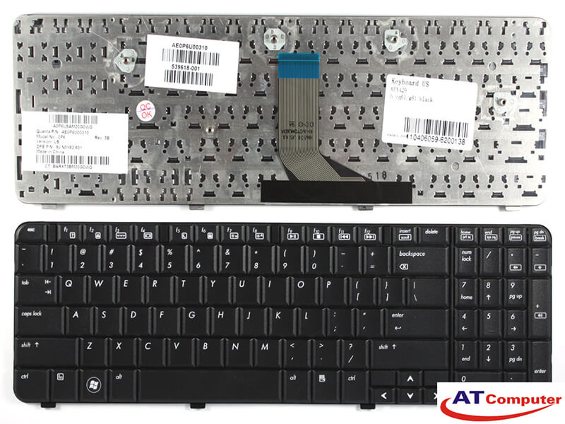 Bàn phím HP G61-410ED, G61-410EL. Part: 1SHXP2DVS6VCBGU6