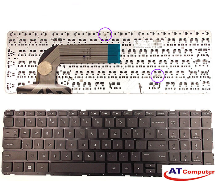 Bàn phím HP ZD8000, ZD8100, Z8200, ZD8300, ZD8400. Part: 374741-001, 344898-001
