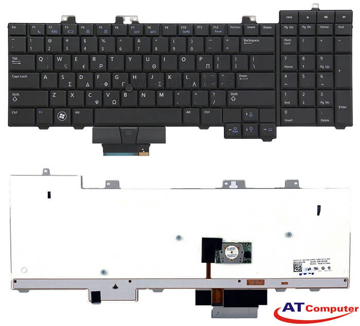 Bàn phím Dell Precision M6400, M6500. Part: NSK-DE101