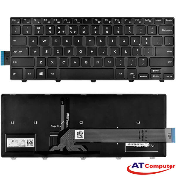 Bàn phím Dell Inspiron 14, 5000, 5442, 5445, 5447, 5448. Part: MP-13N66CUJ698 , PK1313P3B31, 0FT7RM