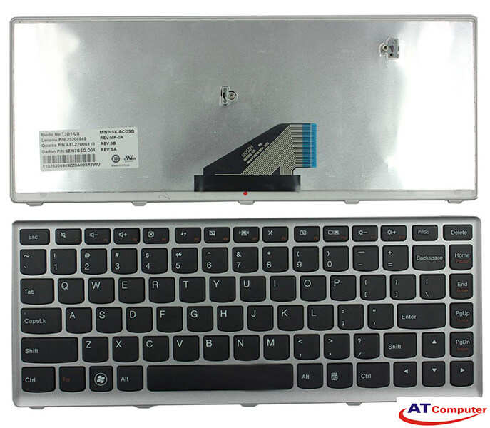 Bàn phím Lenovo Ideapad U260. Part: MP-10G13US-686, 25011347